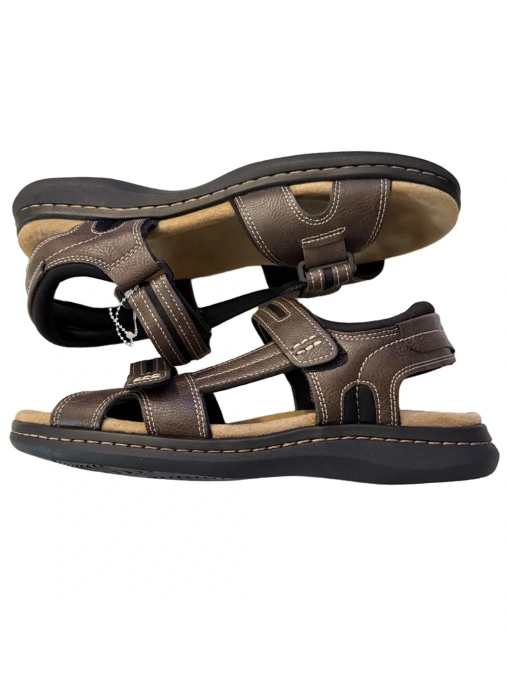 Dockers Brown Men’s Adjustable Strap Sandals